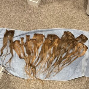 Natural blonde Hair Extensions 100% human hair